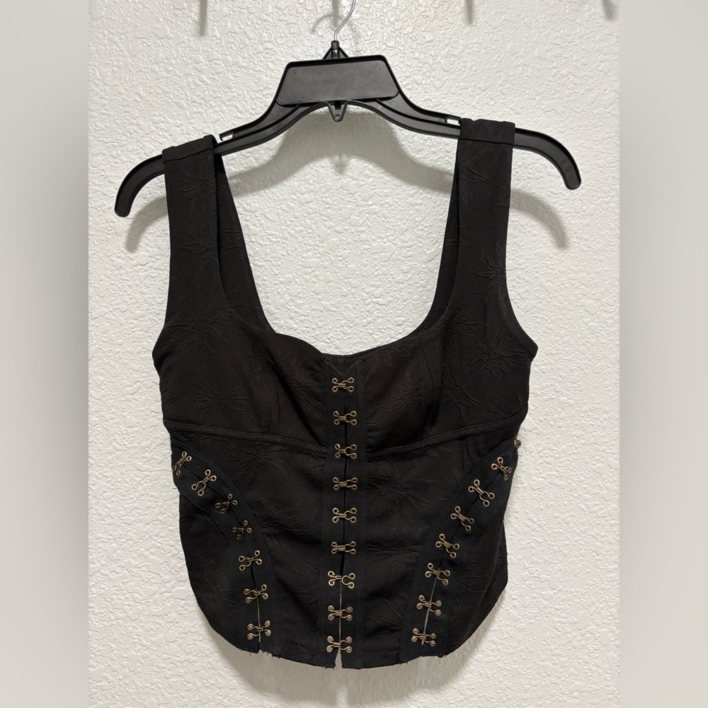 Free People Don’t Look Back Top In Black Sz Xs Run Big - Picture 5 of 9